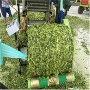 全自動(dòng)草捆包膜機(jī) 青儲(chǔ)飼料裹膜機(jī) 秸稈打捆一體機(jī) ******