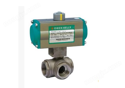 PBAD（螺紋式）氣動三通T型球閥