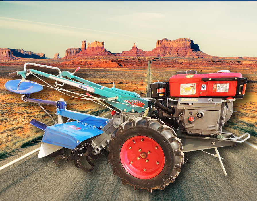 12马力水冷多功能手扶拖拉机小型手扶式旋耕机